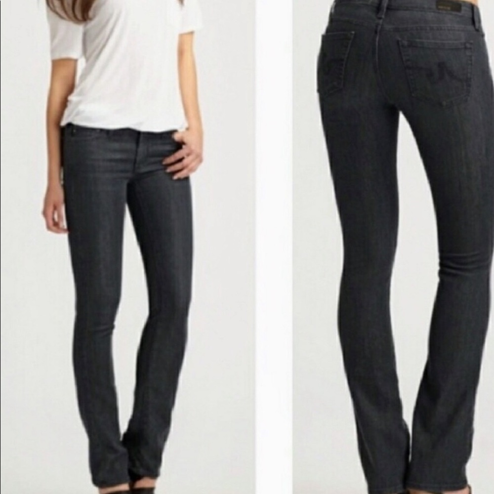 AG Adriano Goldschmied Grey Slim Boot Jeans 28